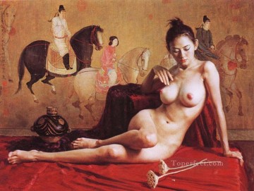  lady arte - Dama de Guoguo en una excursión de primavera Chica china desnuda